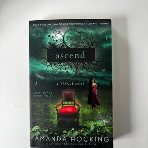 3/20$ Ascend by Amanda Hocking - Green and Red Cover